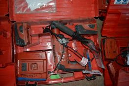 Hilti TE2-A22 cordless drill c/w charger, 2 batteries & carry case TE2A004H