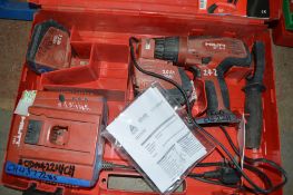 Hilti SF151-A cordless drill c/w charger, 2 batteries & carry case 0422H
