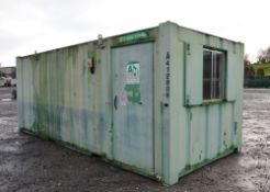 21 ft x 9 ft steel anti vandal office unit
c/w keys
A412808