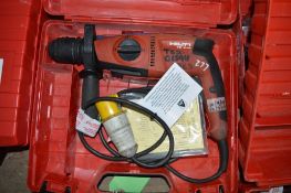 Hilti TE2M 110v hammer drill c/w carry case TE0159H