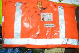 H-Viz orange traffic jacket size 4XL New & unused