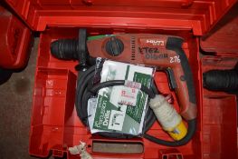 Hilti TE2M 110v hammer drill c/w carry case TE0160H