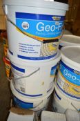 3 - 20 kg tubs of Geo Fix paving compound New & unused