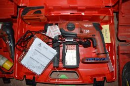 Hilti TE2-A22 cordless drill c/w charger, 2 batteries & carry case TE2A003H