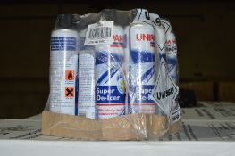 12 x Canisters  600ml De-Icer Aerosol