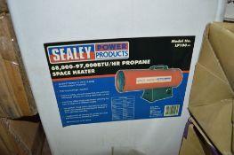 Sealey 240v propane space heater New & unused