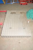 Chequer plate pallet