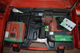 Hilti TE6-A cordless hammer drill c/w charger, battery & carry case 1046