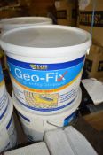 2 - 20 kg tubs of Geo Fix paving compound New & unused
