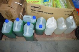 8 - 5 litre bottles of detergent New & unused