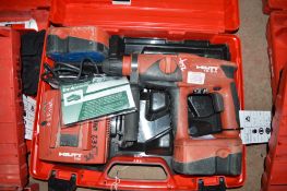 Hilti TE2-A22 cordless drill c/w charger, 2 batteries & carry case TE20156H