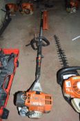 Stihl petrol driven long reach hedge trimmer 3726E