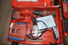 Hilti SF151-A cordless drill c/w charger, 2 batteries & carry case 0207H