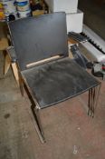 5 - black stand chairs New & unused