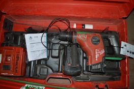 Hilti TE7-A cordless hammer drill c/w charger, battery & carry case 7004H