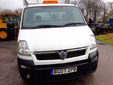 Vauxhall Movano 3500 CDTi LWB caged tipper van
 
Registration Number: BG07 ZBD
 
Date of