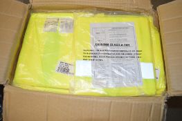 90 - Hi-Viz yellow vests Size 4XL New & unused