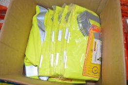 10 Hi-Viz yellow polo shirts Size L New & unused