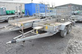 Indespension 8 ft x 4 ft tandem axle plant trailer 3066441