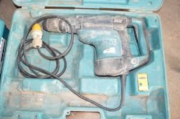 Makita 110v SDS hammer drill/breaker c/w carry case S7153 **Please assume this lot is not working