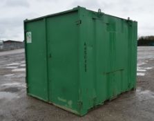 10 ft x 8 ft steel store unit c/w keys A450928