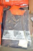 3 - Elka black/orange fishing jackets Size XL New & unused