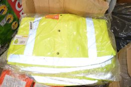 7 - Hi-Viz yellow jackets Size XL New & unused