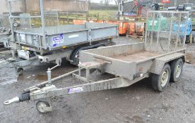 Indespension 8ft x 4ft twin axle plant trailer S/N: 101729 3071014