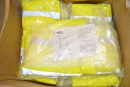 8 - Hi-Viz yellow winter jackets Size L New & unused