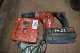 Hilti TE6-A 36 volt cordless hammer drill c/w charger TE60314H