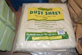 4 - 12 ft x 9 ft dust sheets New & unused