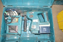 Makita 24v cordless rotary hammer drill c/w carry case S6181 **Please assume this lot is not working