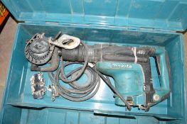 Makita 110v SDS rotary hammer drill c/w carry case S7693 **Parts missing**