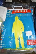 B-Dri Hi-Viz yellow waterproof overalls Size L New & unused