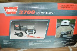 Warn 3700 12v 3700 lb utility winch New & unused
