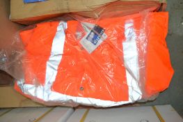Hi-Viz orange work jacket Size XL New & unused