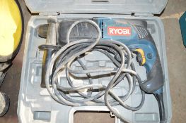 Ryobi 240v power drill c/w carry case **Please assume this lot is not working unless tested on a