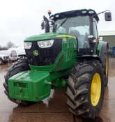 John Deere 640R 4WD tractor Registration Number: DX13 FLK Date of Registration: 30/05/2013