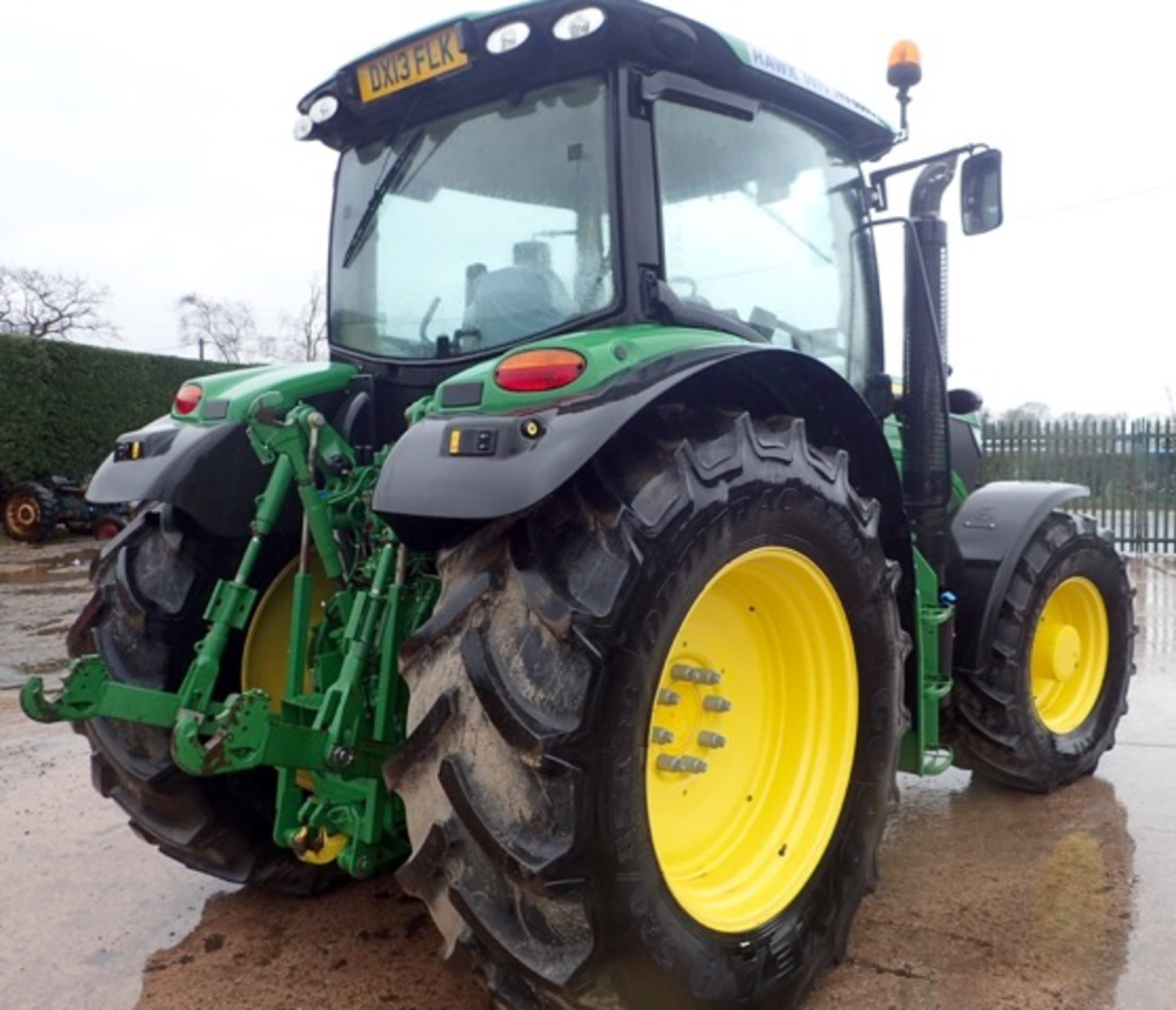 John Deere 640R 4WD tractor Registration Number: DX13 FLK Date of Registration: 30/05/2013 - Image 3 of 16