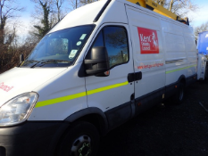 Iveco 50C15 MEWP panel van Registration Number: AE57 FZN Date of Registration: 01/11/2007 Recorded