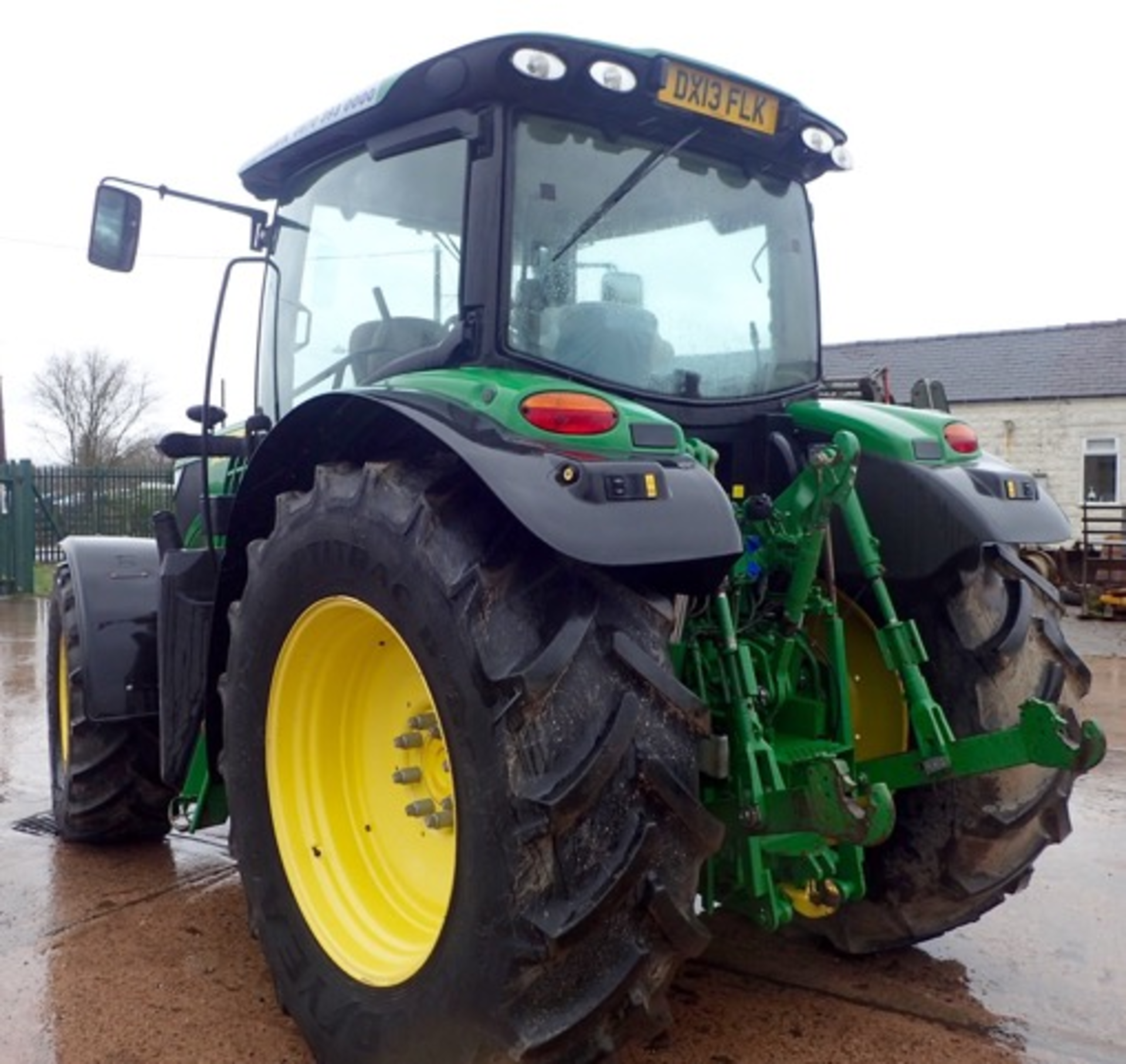 John Deere 640R 4WD tractor Registration Number: DX13 FLK Date of Registration: 30/05/2013 - Image 4 of 16