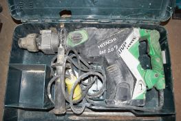 Hitachi UVP 110v rotary hammer drill c/w carry case