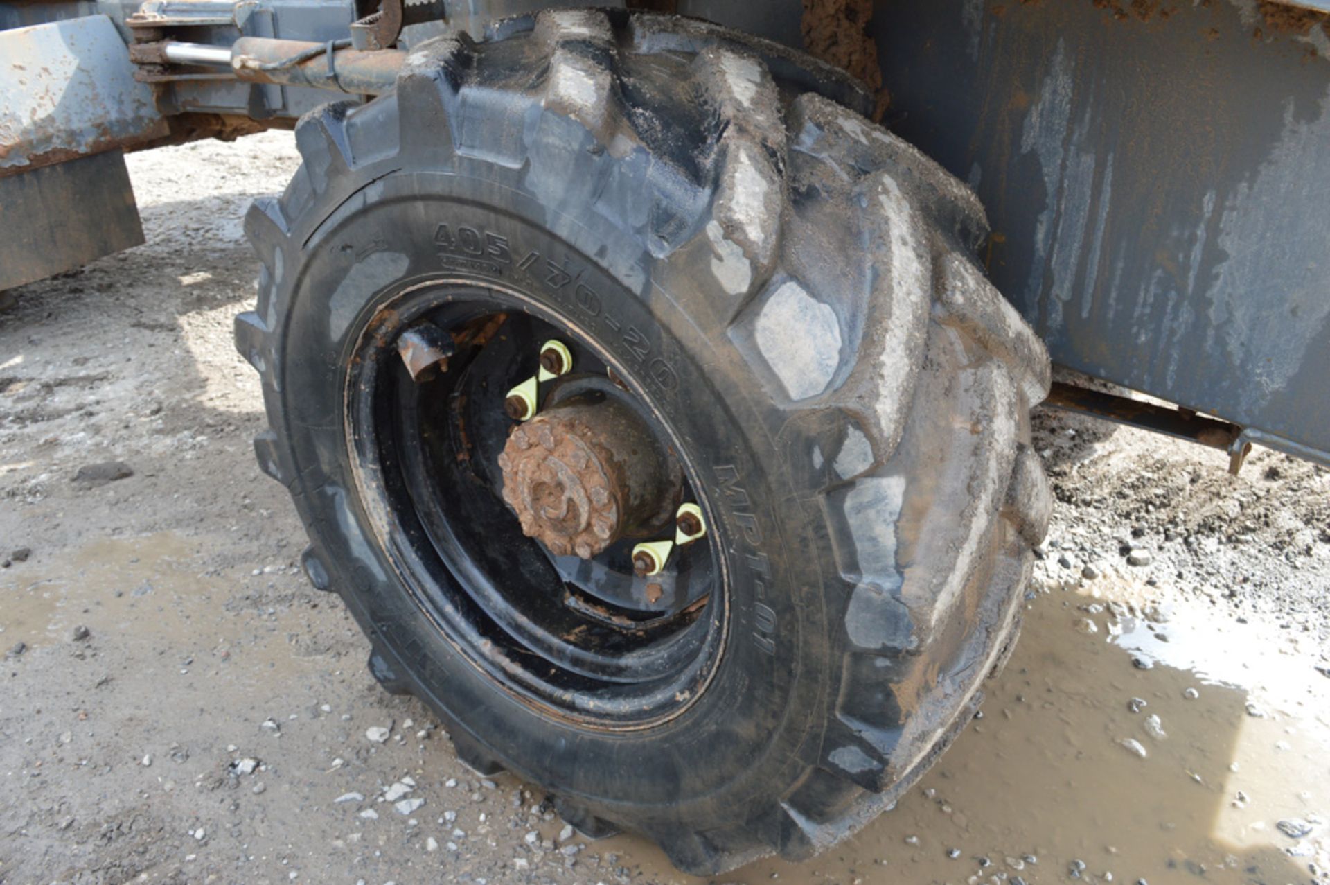 Benford Terex 6 tonne swivel skip dumper Year: 2008 S/N: E802FX202 Recorded Hours: 2513 A510608 - Image 9 of 11