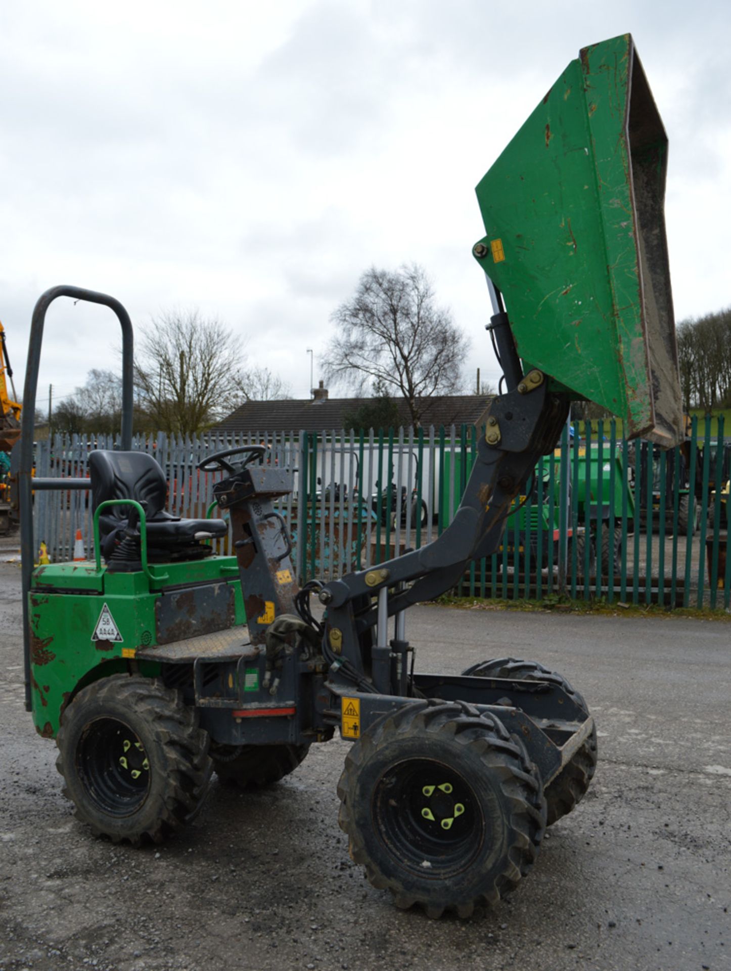 Benford Terex HD1000 1 tonne hi-tip dumper Year: 2008 S/N: E805FT375 Recorded Hours: 996 A513829 - Image 9 of 13