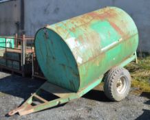 Trailer Engineering 500 gallon site tow bunded fuel bowser c/w manual pump, delivery hose & nozzle
