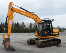 JCB JS130 LC 13 tonne steel tracked excavator Year: 2011 S/N: 1535593 Recorded Hours: 5963 piped,