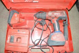 Hilti SFH 181-A cordless power drill c/w 2 batteries, charger & carry case BOH159H