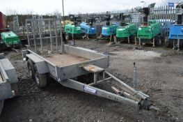 Indespension 8ft x 4ft twin axle plant trailer S/N: 103227 A563302