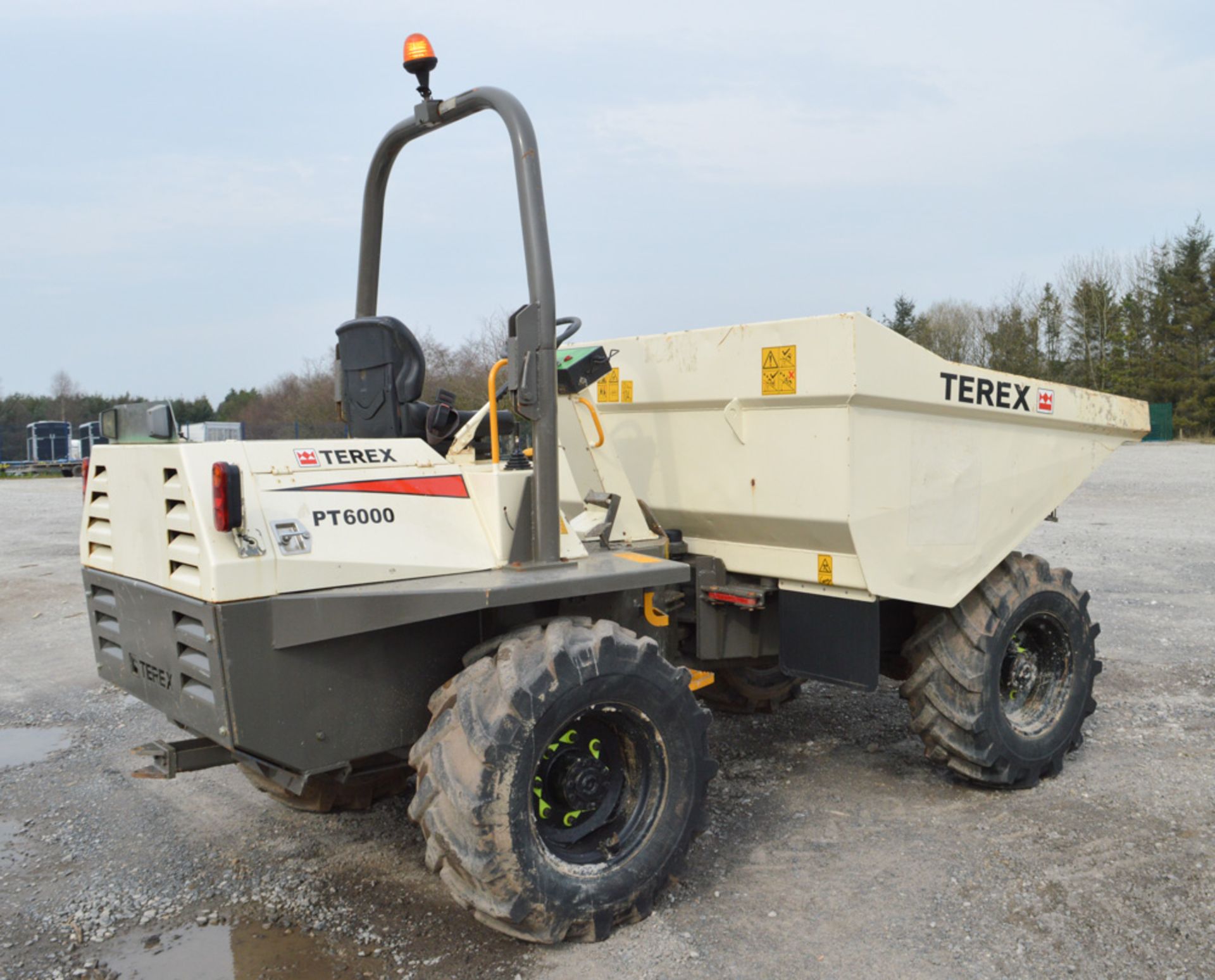 Benford Terex 6 tonne straight skip dumper Year: 2007 S/N: E709FW153 Recorded Hours: 1280 A445994 - Image 2 of 12