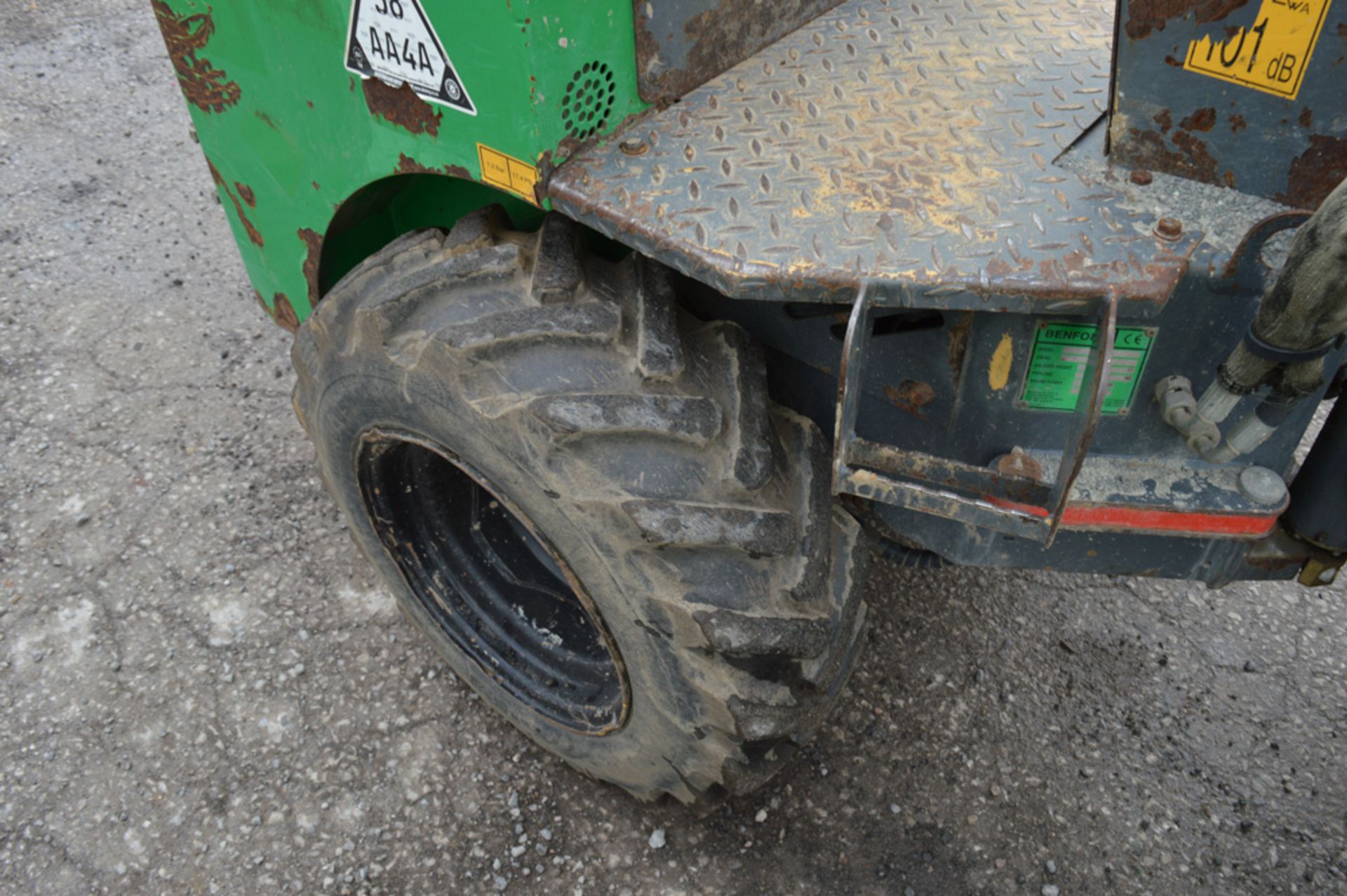 Benford Terex HD1000 1 tonne hi-tip dumper Year: 2008 S/N: E805FT375 Recorded Hours: 996 A513829 - Image 11 of 13